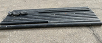 PVC, Black, 4”, 3”, 2”, 1.5”, 3 3”Elbows, 10’-5’ - 2