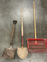 Coal Shovel, Spade Shovel, Manure Rake