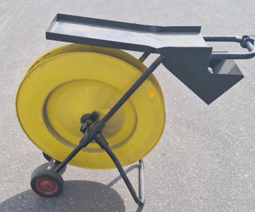 Steel strapping cart