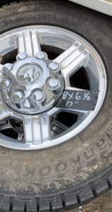 (4) Tires- Dodge 8x6 1/2 17”