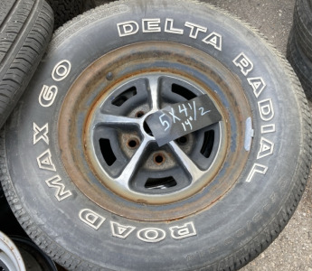 Tires- 5x4 14” Delta Radial Road Max