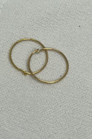 14K Gold Small Hoop Earrings