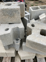 Assorted Pavers and Cement Blocks - 2