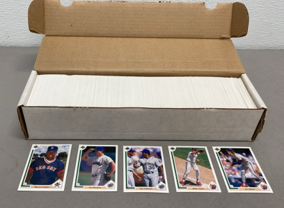 1991 Upper Deck Collectible Baseball Cards Named To Tito Martinez, Ken Griffey Sr., Wally Joyner, Jim Abbot And Many More