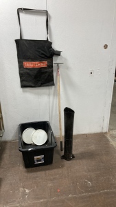 Craftsman Bag, Garden Hoe, Blower Tube and Tote