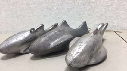 (3) Led 10lb Fishing Weights
