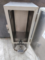 Stainless Steel Refrigerated milk Machine powers on - 2