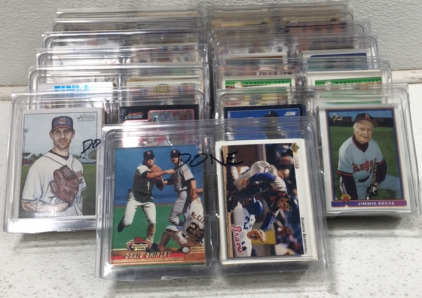 (13) Cases of 80s/90s Baseball Cards including Austin Kearns, Damon Berryhill and more