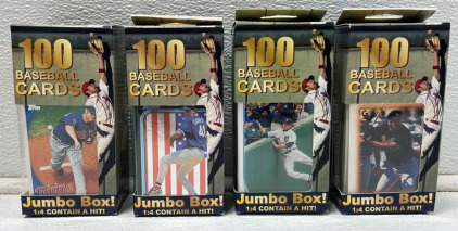 (4) Boxes of Baseball Cards in Original Packaging