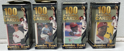 (4) Boxes of Baseball Cards in Original Packaging