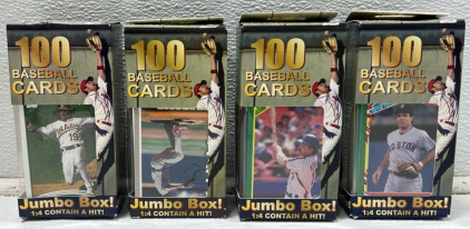 (4) Boxes of Baseball Cards in Original Packaging