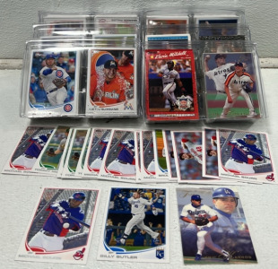 (6) Cases of 00s Baseball Cards including Billy Butler, Michael Bourn and more