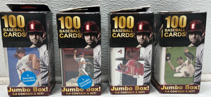 (4) Boxes of Baseball Cards in Original Packaging