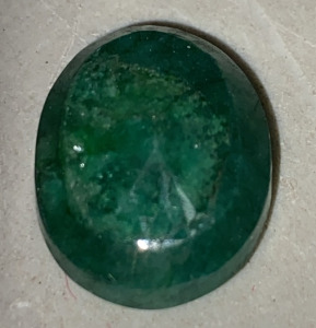 (1) Cut and Faceted Brazilian Emerald 14.9 Carat
