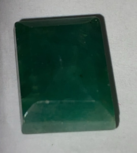 (1) Cut and Faceted Brazilian Emerald 13.45 Carat