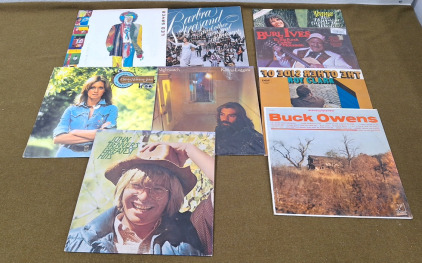 Collection Of (9) Vinal Records