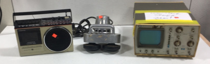 Dual Trace Scope G.E Am&Fm Cassette Player &More