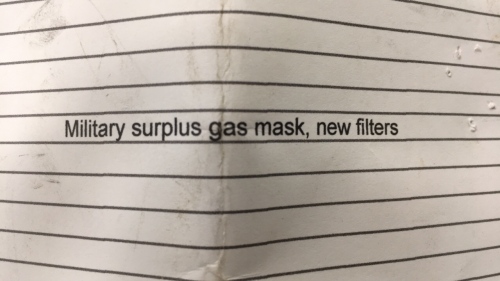 Military Gas Mask