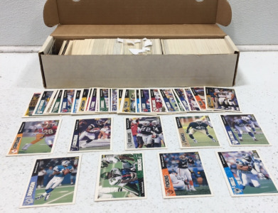 Sleeve of 90s Football cards including Ray Mickens, Andre Reed and more