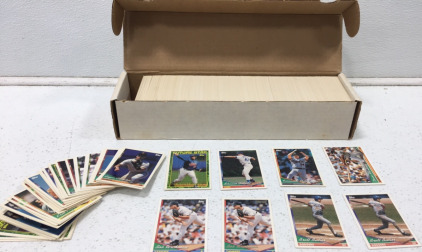 Sleeve of 1994 Baseball Cards including Brett Butler, Royce Clayton and more