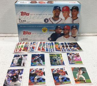 (2) Sleeves of 2010 Baseball Cards including Phil Coke, Trevor Crowe and more