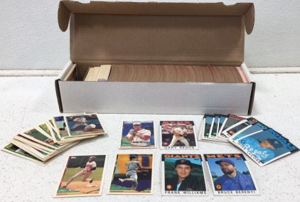 Sleeve of 80s/90s Baseball Cards including Gary Redus, Steve Cook and more