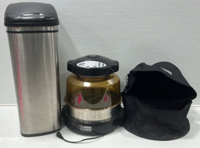 Pro Plus Nuwave Infrared Oven, ST Battery Powered Trash Can