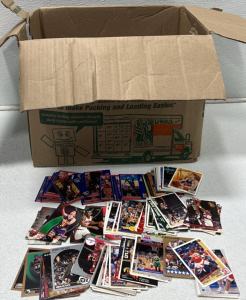 Large Box of Assorted Sports Cards (Baseball/Basketball) including Clifford Robinson, Reggie Williams and more