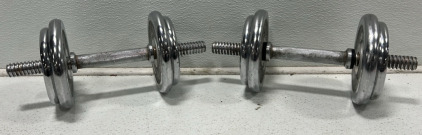 Pair of Nolan Ryan Bollinger Adjustable Dumbbells (16 lbs. each)