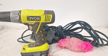 RYOBI Hand Drill, Power Chord & String