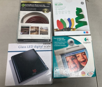Glass LED Digital Scale, 18ft Super Bright Rope Light, & More