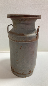 Vintage Metal Milk Can