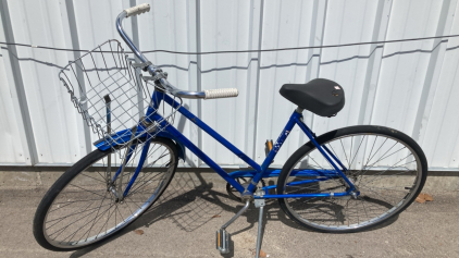 26&rdquo; Vintage Cruiser Bicycle (Blue)
