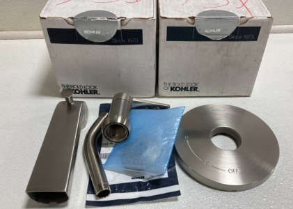 Kohler Pitch Bath and Shower Headless Kit, Kohler Pitch Sequential Valve Trim - Both in Brushed Nickel