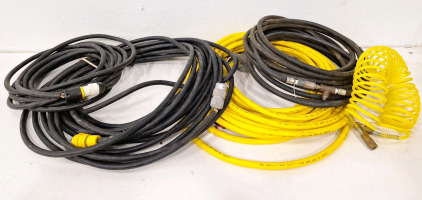 (2) Large Guage Extension Cords & More