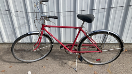 Vintage Schwinn Bicycle (Red)