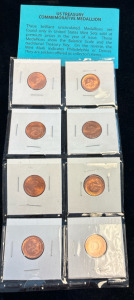 (8) Us Treasury Medallions