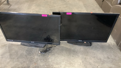 (2) Philips TV