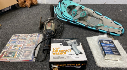 1/2 Impact Wrench , Snow Shoes, Large Grinder And More