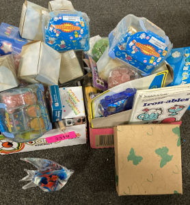 Various Children Toys ,Pencil And Pens Scratch And Sniff Ironables And More