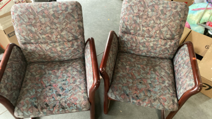 2x Indoor Padded Chairs