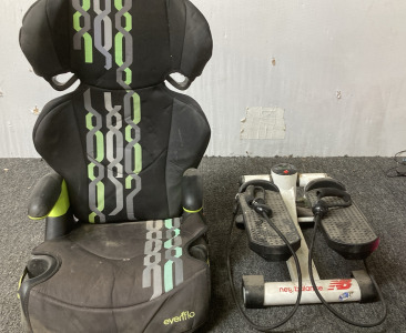 New Balance Mini Stepper & Evenflo Carseat BB20