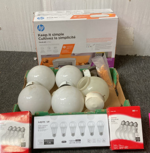 Hp Deskjet printer & Light Bulbs and Porch Lights BB