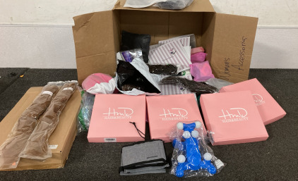 Variety Of Woman Accessoires Includes Eyelashes , And Hair