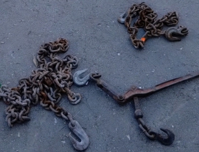 Lever Load Chain With Chains And Hooks Retract O Magic 30 Foot