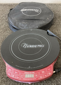 Portable Precision Nuwave PRO Induction CookTop W/ Storage Bag