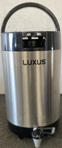 (2) Fetco L4S-20 Luxus Thermal Coffee Dispenser W/ (1) Stand