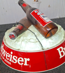 1992 Budweiser Beer Chandelier Light...BB50