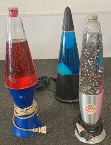 (3) Lava Lamps!