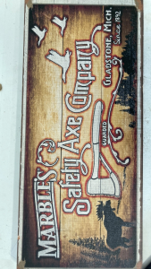 Axe Company Signage